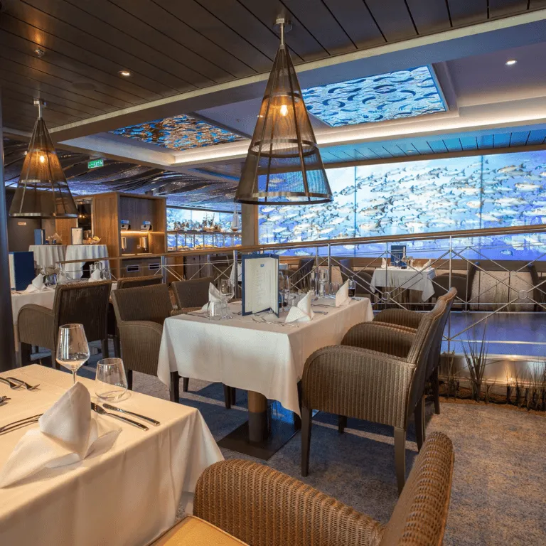 AIDA Cruises Restaurant - Oceans - The Fish Restaurant