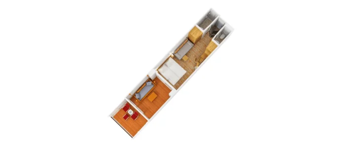 Deluxe Veranda Cabin AIDAprima & AIDAperla