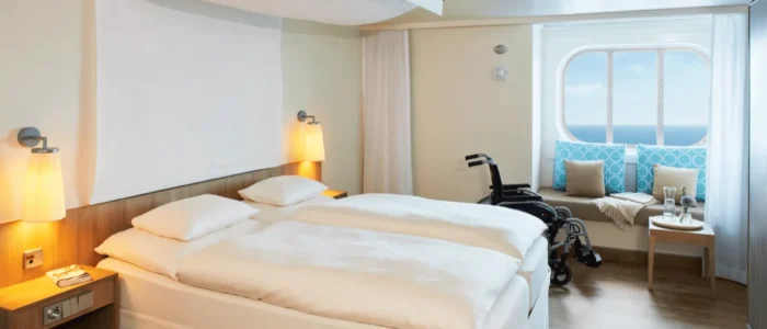 Accessible Sea View Cabin (AIDAcosma, AIDAnova, AIDAprima, AIDAperla, AIDAblu, AIDAmar, AIDAsol, AIDAstella, AIDAbella, AIDAdiva, AIDAluna)