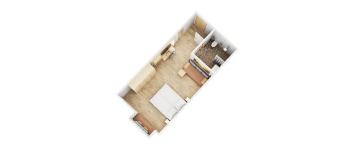 Accessible Sea View Cabin (AIDAcosma, AIDAnova, AIDAprima, AIDAperla, AIDAblu, AIDAmar, AIDAsol, AIDAstella, AIDAbella, AIDAdiva, AIDAluna)