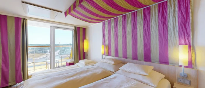 Panorama Balcony Cabin AIDAblu, AIDAmar, AIDAsol, AIDAstella