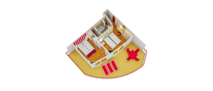 Suite AIDAblu, AIDAmar, AIDAsol, AIDAstella