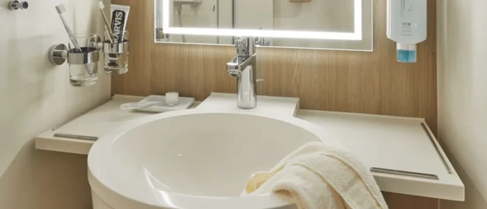 Junior Suite Bathroom AIDAcosma & AIDAnova