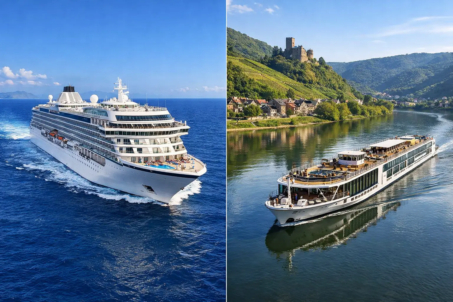Ocean Cruise vs River Cruise: Which Suits You?